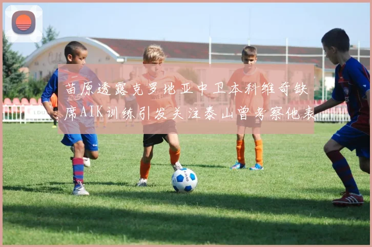 苗原透露克罗地亚中卫本科维奇缺席AIK训练引发关注泰山曾考察他表现